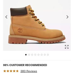 Youth Timberland Premium 6-Inch Waterproof Boot Youth Size 3 NIB